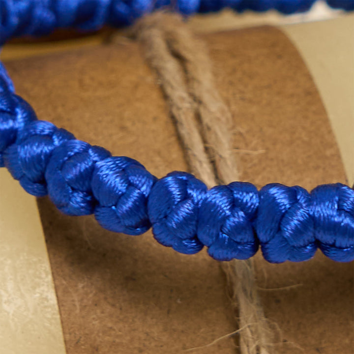 Christianartworkshop Bracciale con nodo a croce blu e nera: un segno di fede - image 7