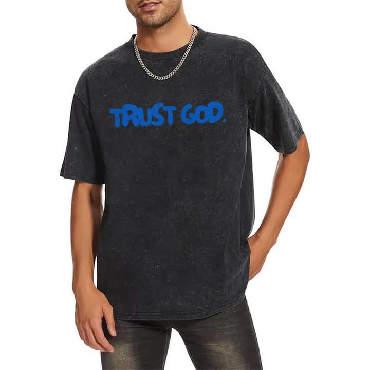 Christianartworkshop Trust In God T-shirt unisex lavata - image 2