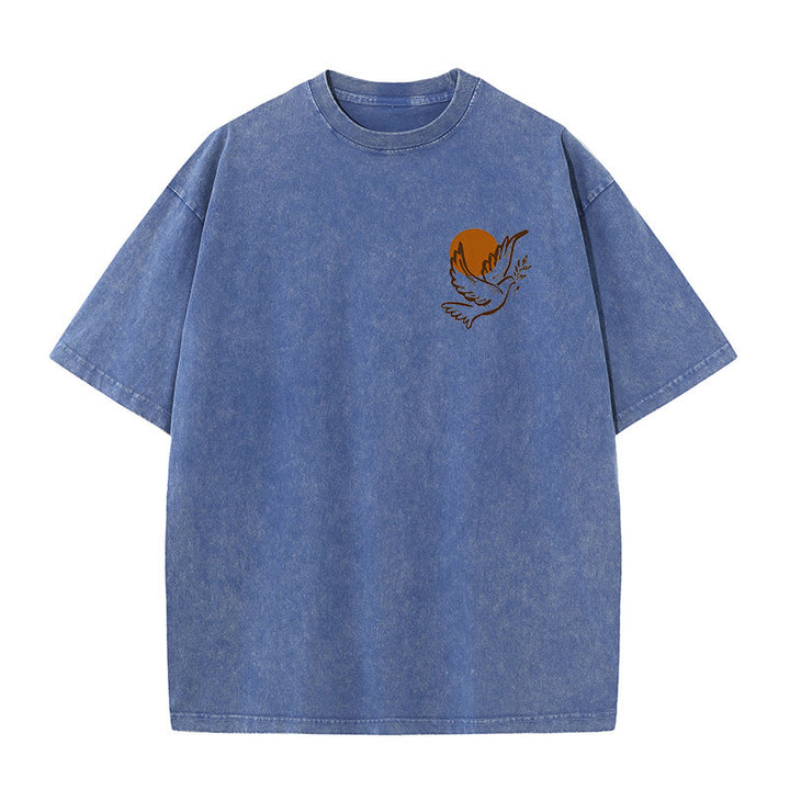 Christianartworkshop Spirito del Signore e Libertà T-shirt unisex lavata - image 6