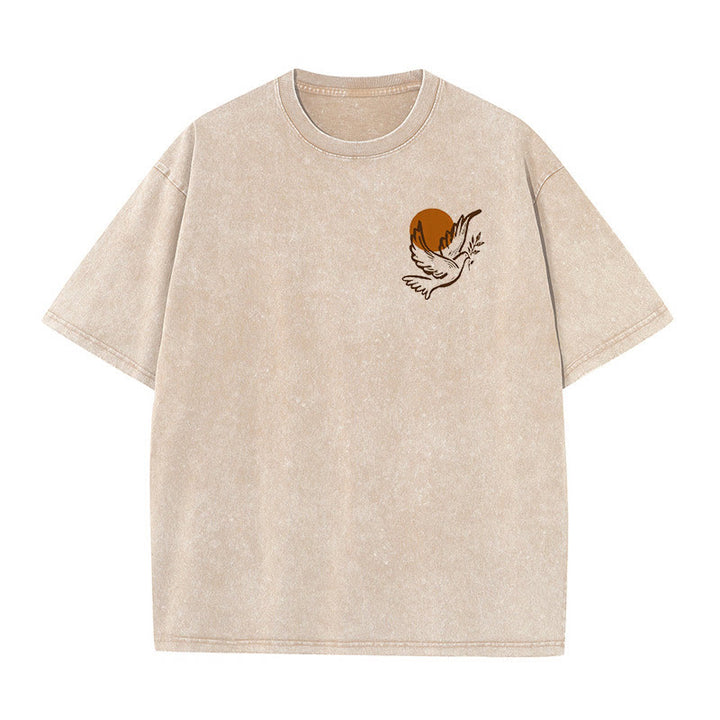 Christianartworkshop Spirito del Signore e Libertà T-shirt unisex lavata - image 4