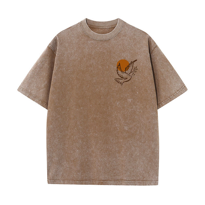 Christianartworkshop Spirito del Signore e Libertà T-shirt unisex lavata - image 16