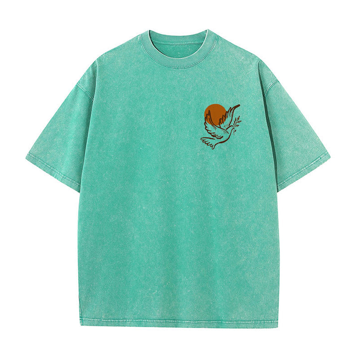 Christianartworkshop Spirito del Signore e Libertà T-shirt unisex lavata - image 1