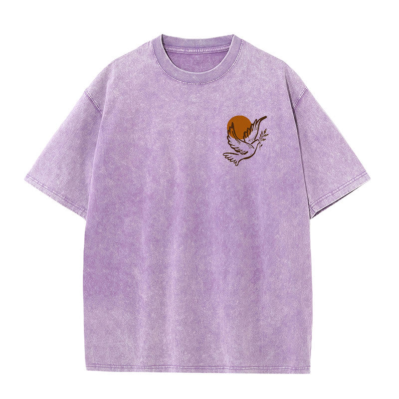 Christianartworkshop Spirito del Signore e Libertà T-shirt unisex lavata - image 14