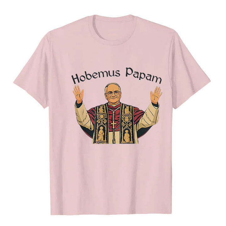 Christianartworkshop Robert Francis Prevost, maglietta del primo papa americano - Rosa chiaro - 2XL - image 9