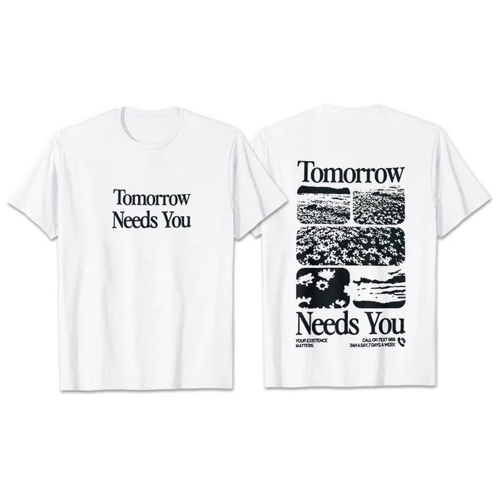 Christianartworkshop Tomorrow Needs You - Bianco - 2XL - image 6