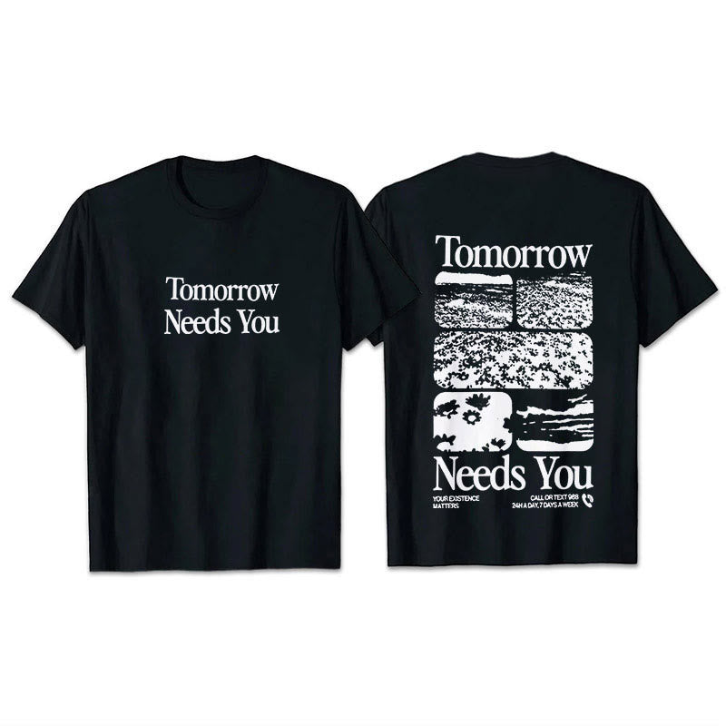 Christianartworkshop Tomorrow Needs You - Nero - 2XL - image 1