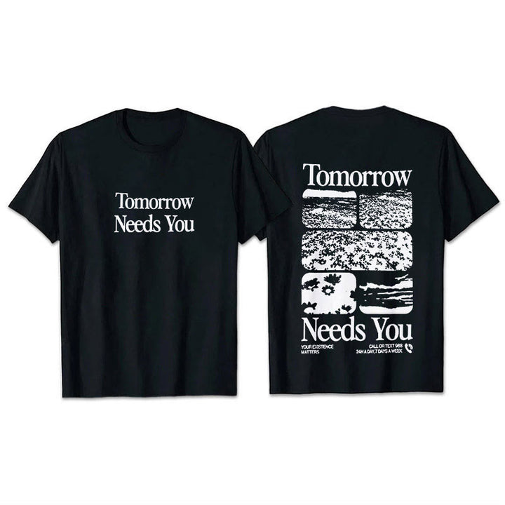 Christianartworkshop Tomorrow Needs You - Nero - 2XL - image 1