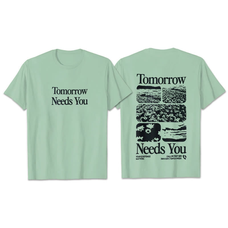 Christianartworkshop Tomorrow Needs You - Verde chiaro - 2XL - image 3