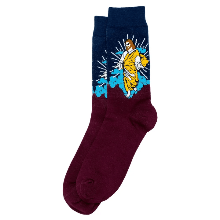 Christianartworkshop Calzini unisex "Gesù Benedetto è risorto": grazia per ogni passo - image 3