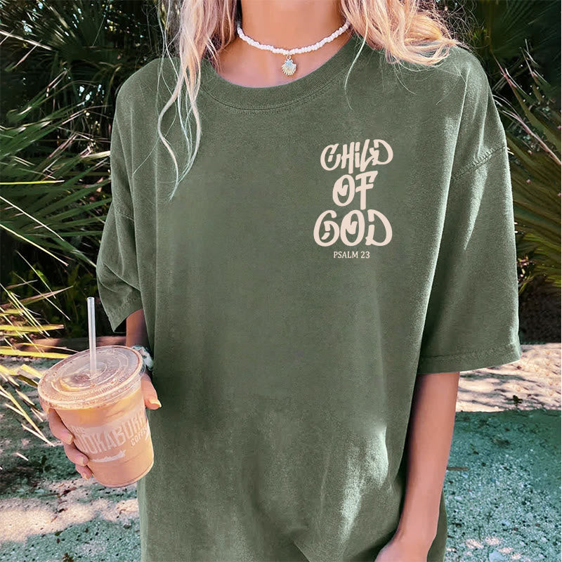 Christianartworkshop Maglietta unisex lavata Chic Spiritual Child of God Salmo 23 - image 8