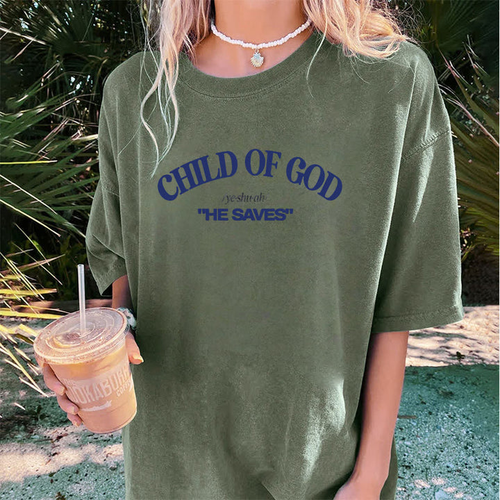 Christianartworkshop Classic Style He Save Child of God T-shirt unisex lavata - image 4