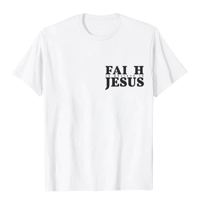 Christianartworkshop La fede è credere in Gesù con Matteo 6:6 T-shirt unisex - image 4
