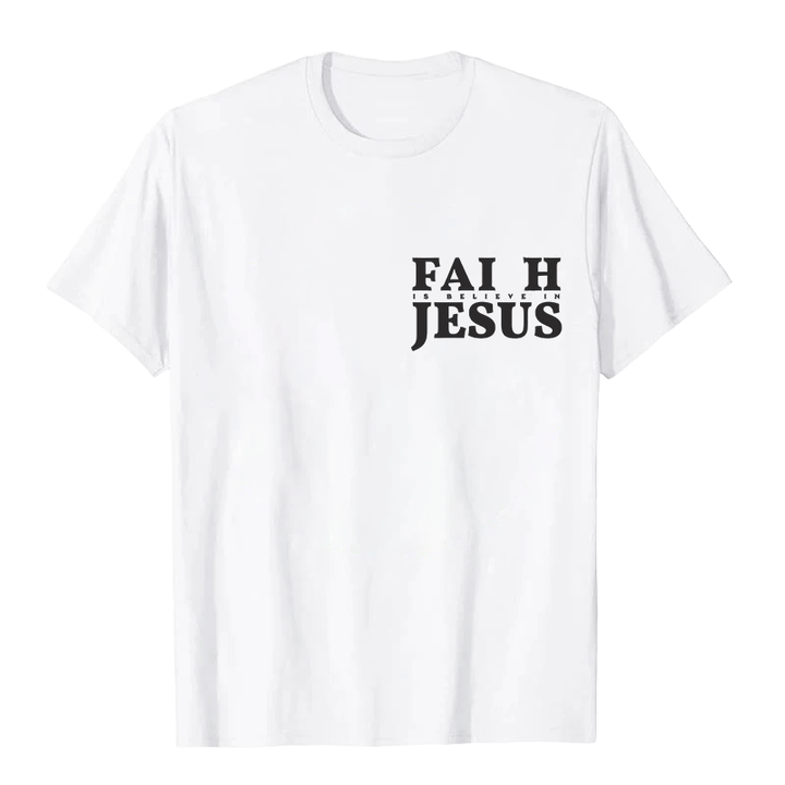 Christianartworkshop La fede è credere in Gesù con Matteo 6:6 T-shirt unisex - image 4