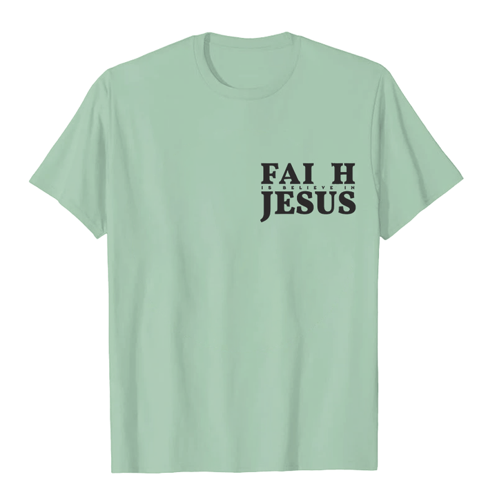 Christianartworkshop La fede è credere in Gesù con Matteo 6:6 T-shirt unisex - image 25