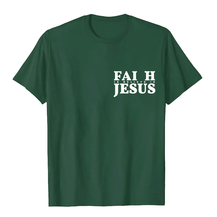 Christianartworkshop La fede è credere in Gesù con Matteo 6:6 T-shirt unisex - image 7