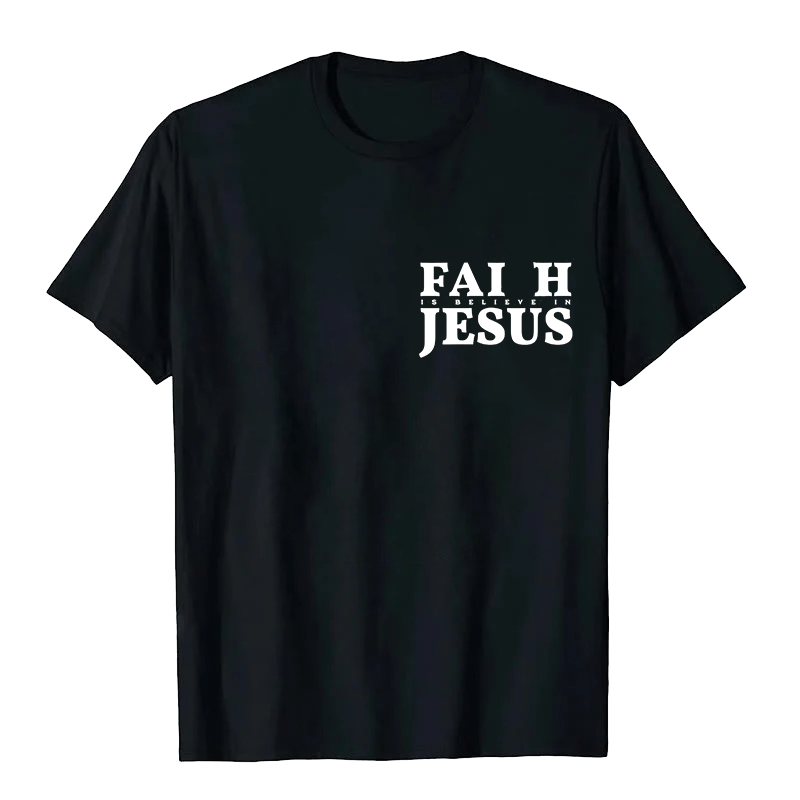 Christianartworkshop La fede è credere in Gesù con Matteo 6:6 T-shirt unisex - image 1