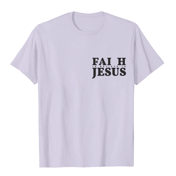 Christianartworkshop La fede è credere in Gesù con Matteo 6:6 T-shirt unisex - image 13