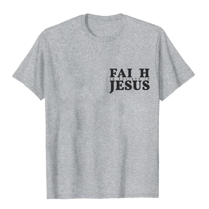 Christianartworkshop La fede è credere in Gesù con Matteo 6:6 T-shirt unisex - image 10