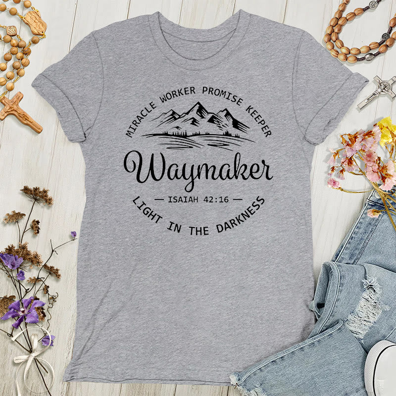 Christianartworkshop Waymaker Maglietta ispiratrice da donna - Grigio - 4XL - image 6