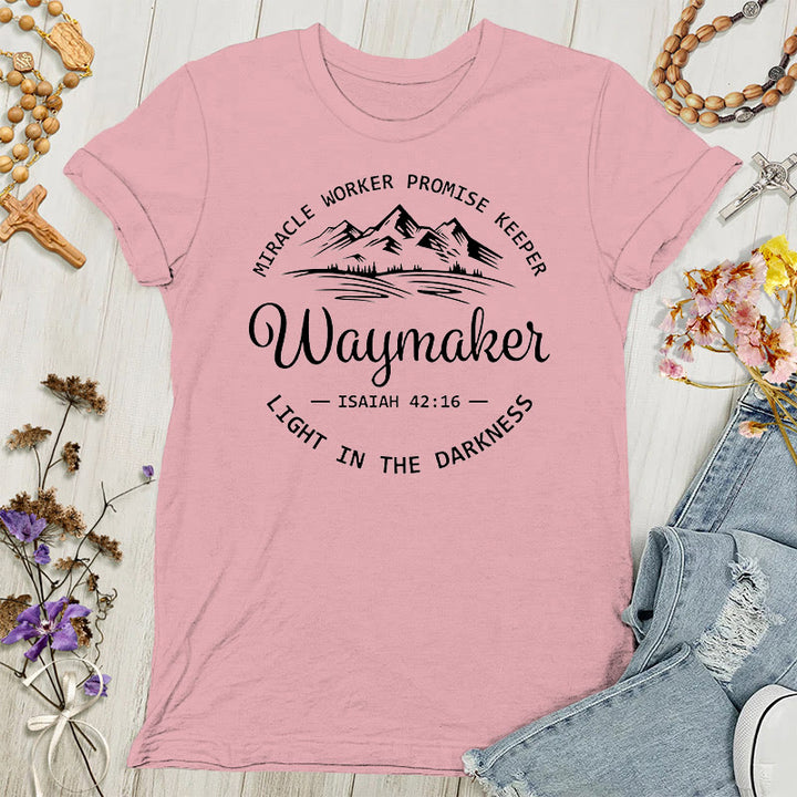 Christianartworkshop Waymaker Maglietta ispiratrice da donna - Rosa chiaro - 4XL - image 0
