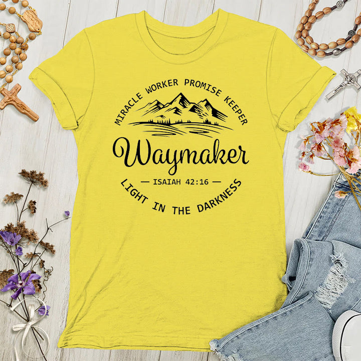 Christianartworkshop Waymaker Maglietta ispiratrice da donna - Oro - 4XL - image 2