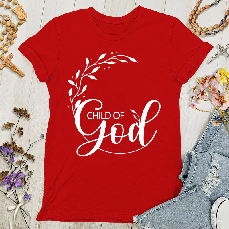 Christianartworkshop Maglietta da donna per adulti "Figlio di Dio" - Rosso - 4XL - image 1
