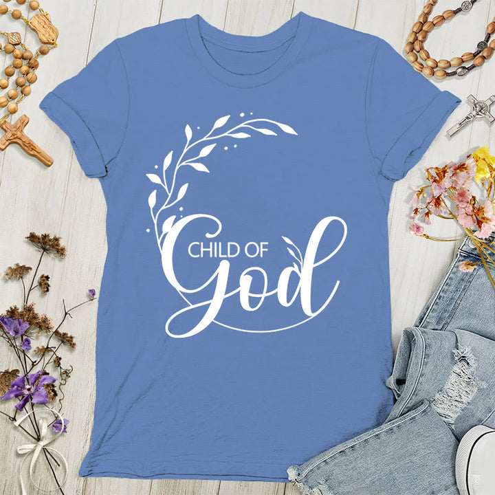 Christianartworkshop Maglietta da donna Bambino di Dio - Blu - 4XL - image 6