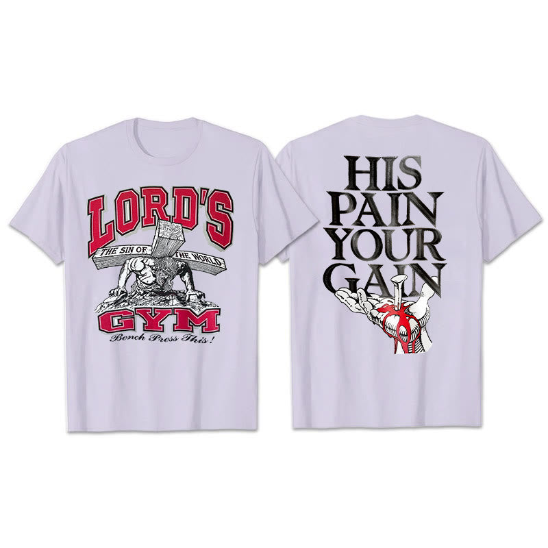 Christianartworkshop Il suo dolore La tua maglietta Gai - Viola - 2XL - image 11