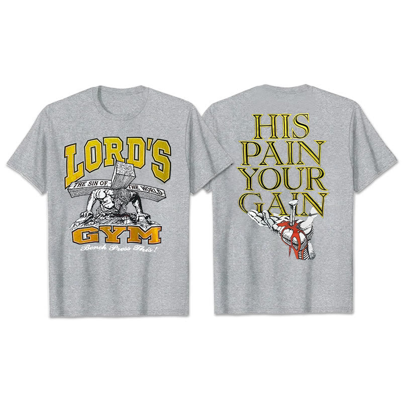 Christianartworkshop Il suo dolore La tua maglietta Gai - Grigio - 2XL - image 8