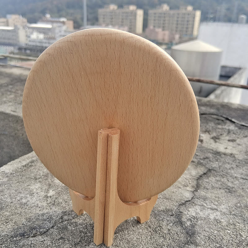 Christianartworkshop - Ornamento in rilievo ispirato alla fede raffigurante il Sacro Cuore di Gesù nel giardino - image 3