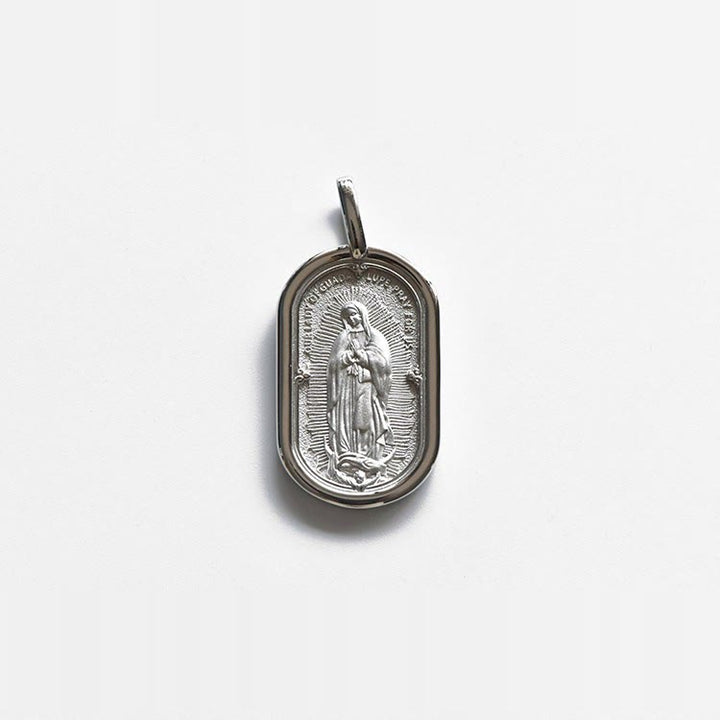 Christianartworkshop Collana con ciondolo elegante della Madonna di Guadalupe in argento sterling 925 - image 5