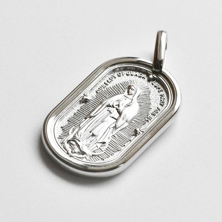 Christianartworkshop Collana con ciondolo elegante della Madonna di Guadalupe in argento sterling 925 - S925 - image 0