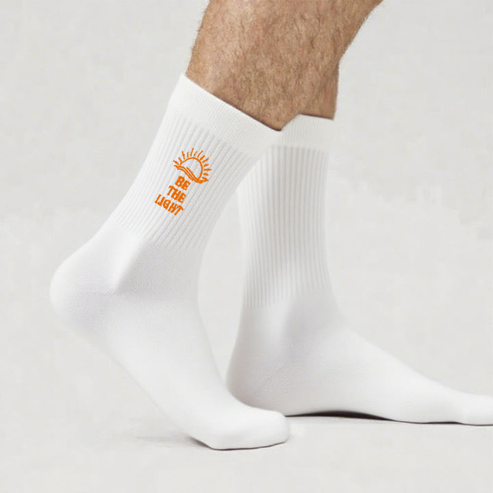 Christianartworkshop Sii la luce con i calzini Glimmering Sea Horizon: risplendi con lo spirito - Bianco - Donne (EU 36-39/US 8.5-9) - image 0