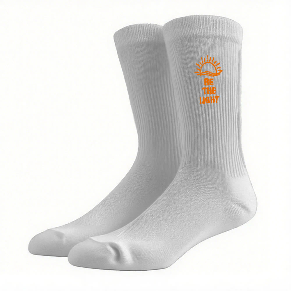 Christianartworkshop Sii la luce con i calzini Glimmering Sea Horizon: risplendi con lo spirito - Grigio - Donne (EU 36-39/US 8.5-9) - image 11