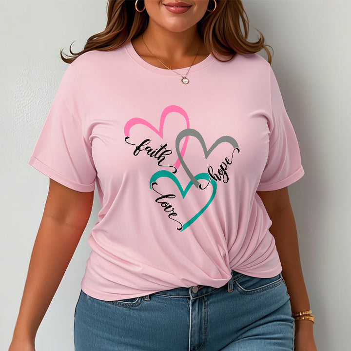 Christianartworkshop Fede Speranza Amore Cuore Cristiano Design T-shirt unisex per credenti - image 16