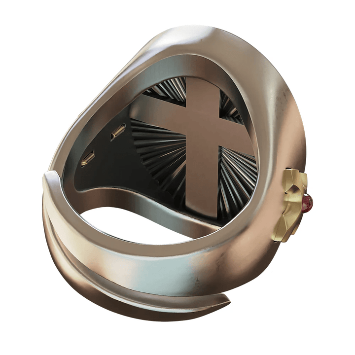 Christianartworkshop Anello Sacro Cuore di Gesù in argento 925: simbolo di amore e sacrificio - image 9