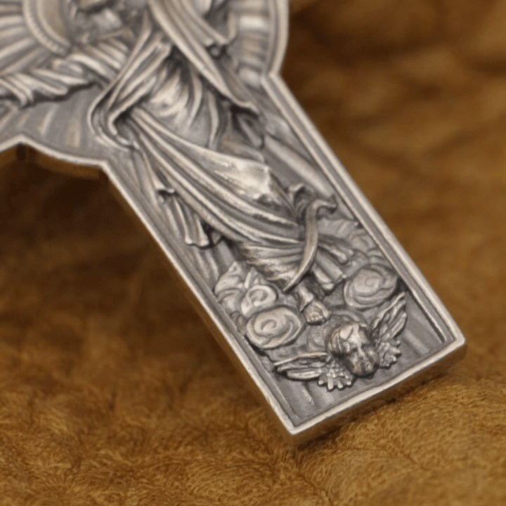 Collana Christianartworkshop con colomba dell'Ascensione di Gesù Cristo con lo Spirito Santo in argento sterling - image 8