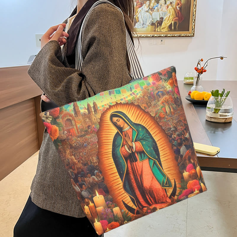 Christianartworkshop Faith & Function Borsa Tote Our Lady: stile spirituale per l'uso quotidiano - image 3