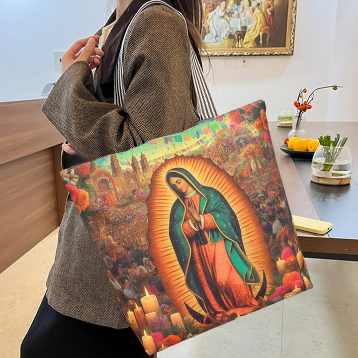Christianartworkshop Faith & Function Borsa Tote Our Lady: stile spirituale per l'uso quotidiano - image 3