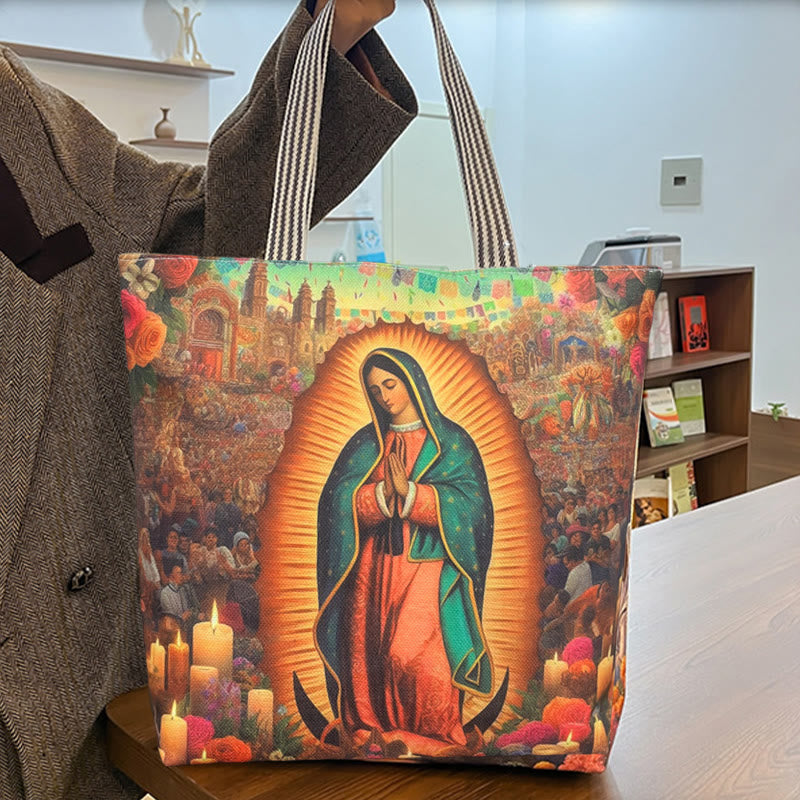 Christianartworkshop Faith & Function Borsa Tote Our Lady: stile spirituale per l'uso quotidiano - image 2