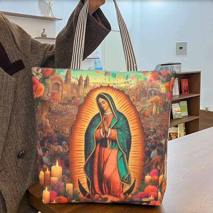 Christianartworkshop Faith & Function Borsa Tote Our Lady: stile spirituale per l'uso quotidiano - image 2