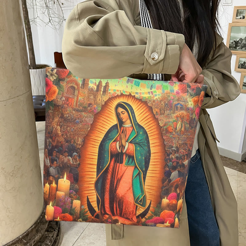 Christianartworkshop Faith & Function Borsa Tote Our Lady: stile spirituale per l'uso quotidiano - image 5