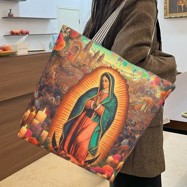 Christianartworkshop Faith & Function Borsa Tote Our Lady: stile spirituale per l'uso quotidiano - image 6