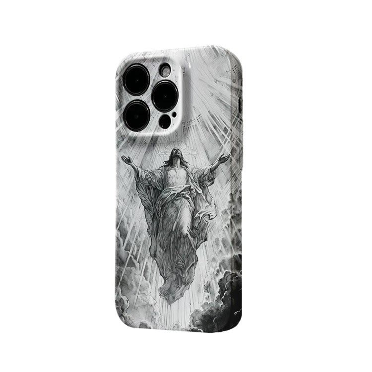 Christianartworkshop Heaven's Radiance Ascension of Christ Custodia per telefono: simbolo di speranza eterna - image 4