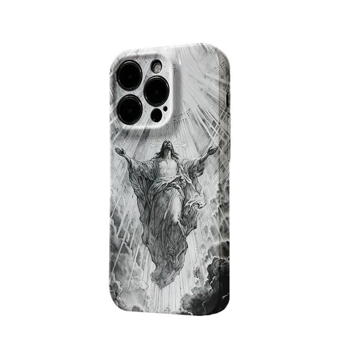 Christianartworkshop Heaven's Radiance Ascension of Christ Custodia per telefono: simbolo di speranza eterna - image 4
