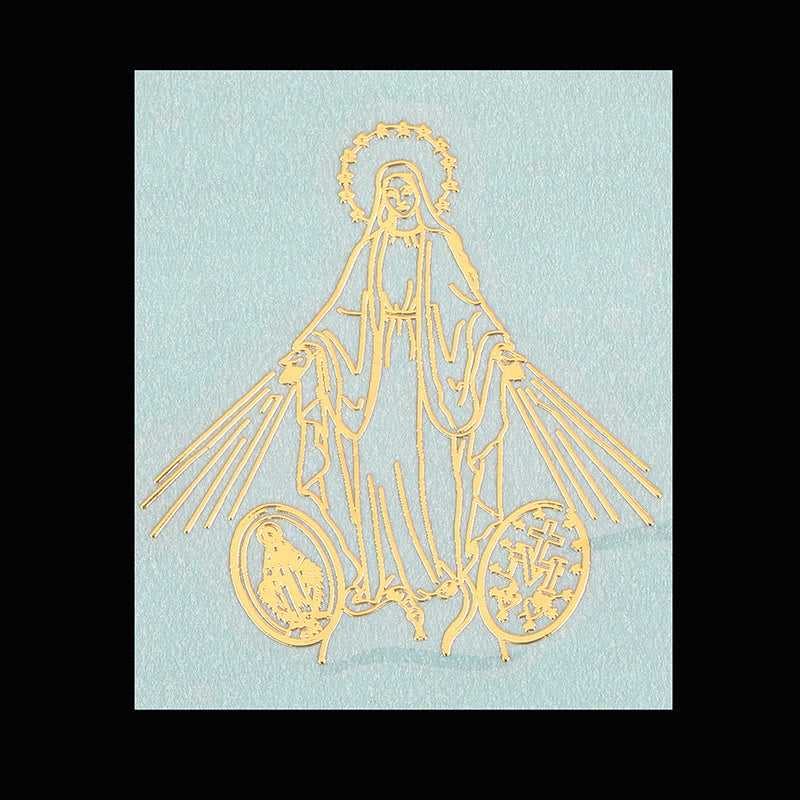 Adesivo Golden Saint Christianartworkshop per telefono: disponibili diverse figure sacre - Nostra Signora delle Grazie - image 7
