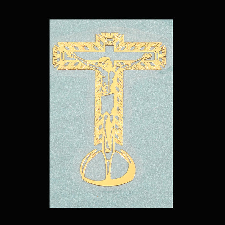 Christianartworkshop Adesivo Golden Saint per telefono: disponibili diverse figure sacre - Crocifisso di Gesù Cristo - image 9