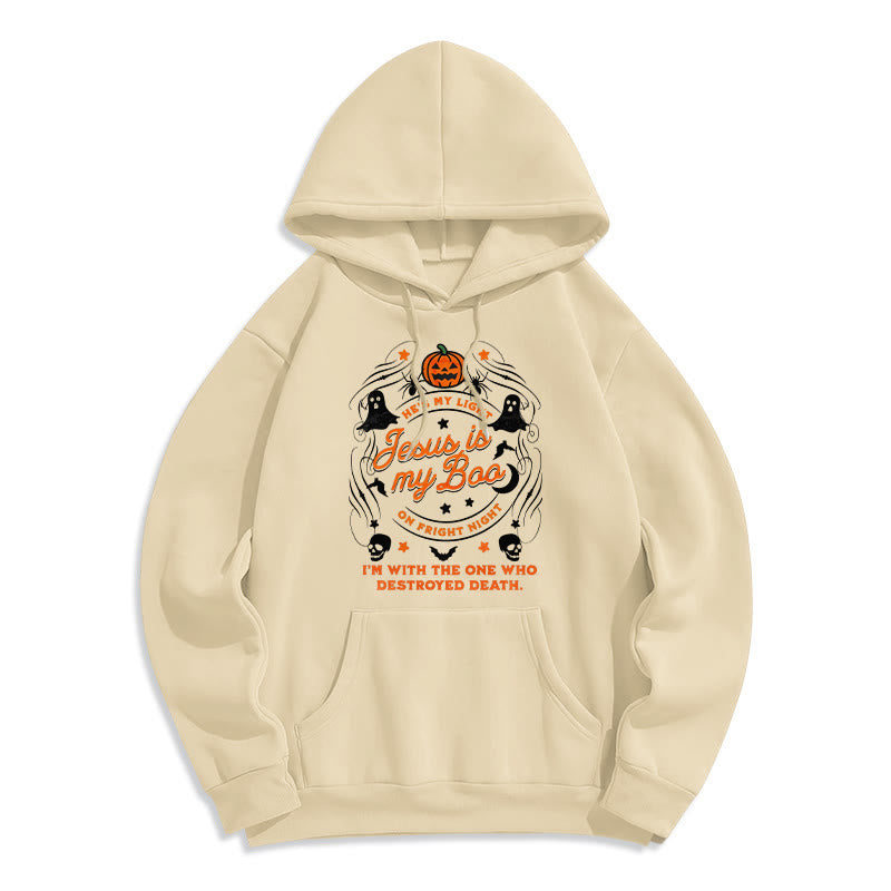 Christianartworkshop Felpa con cappuccio in poliestere foderata in pile stile Gesù è il mio tesoro con lo Spirito Santo - Beige - 2XL - image 7