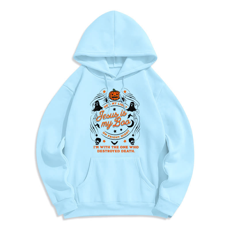 Christianartworkshop Felpa con cappuccio in poliestere foderata in pile stile Gesù è il mio tesoro con lo Spirito Santo - Blu - 2XL - image 8