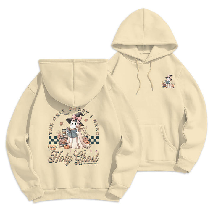 Christianartworkshop Felpa con cappuccio in poliestere foderata in pile Witchy Chic di Holy Ghost - Beige - 2XL - image 3